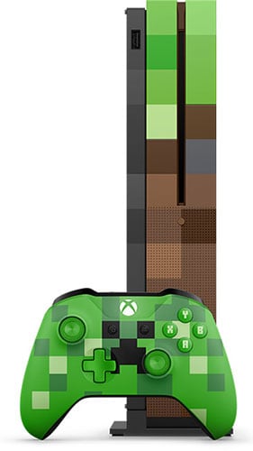Consola MICROSOFT Xbox One S 1TB, Custom Minecraft + joc Minecraft